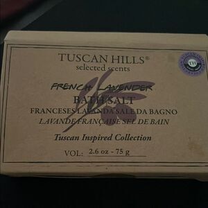 New Tuscan hills French Lavender Bath Salt